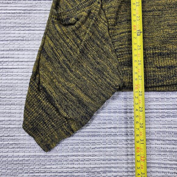 LOGO Lori Goldstein Womens Size M Cashmere Blend Sweater Green V-Neck Pockets - Picture 9 of 13